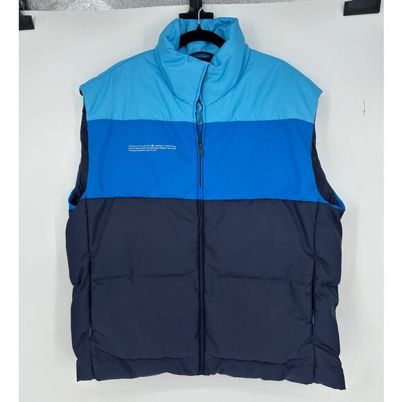 PANGAIA Womens FLWRDWN™ Gilet - Navy Blue - Picture 2 of 5